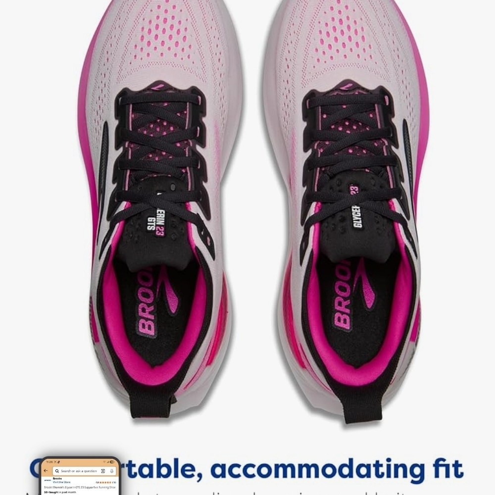 Brooks Women's Pink Running Shoes - Picture 7 of 13